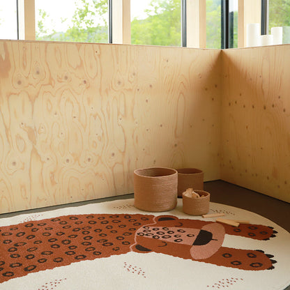 Nattiot Kleo Sienna Little Leopard Children's Rug