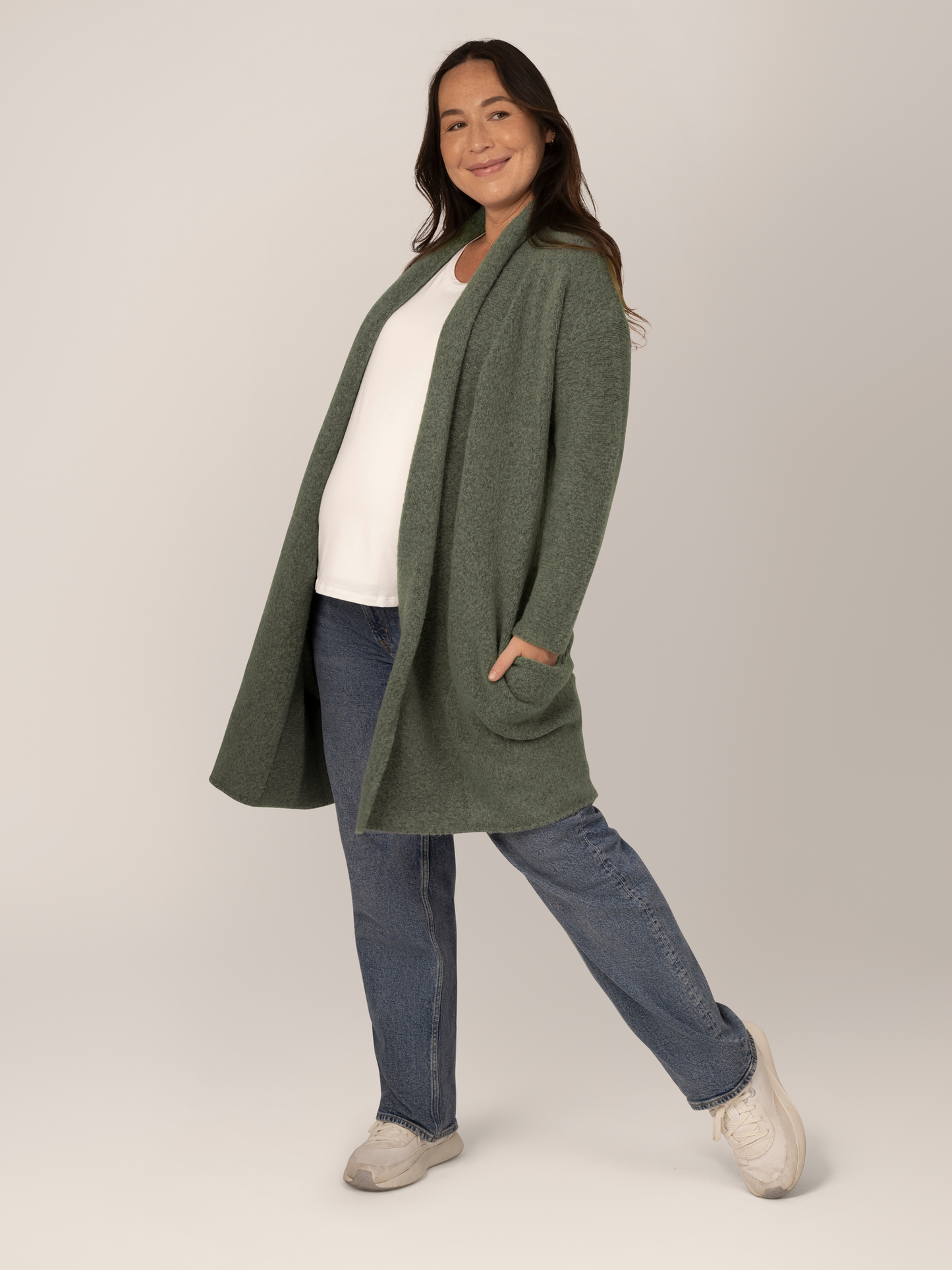 Kindred Bravely Chloe Cardigan Sweater Thyme