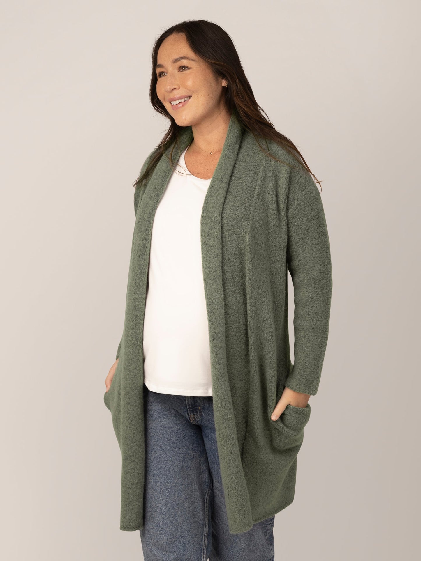 Kindred Bravely Chloe Cardigan Sweater Thyme