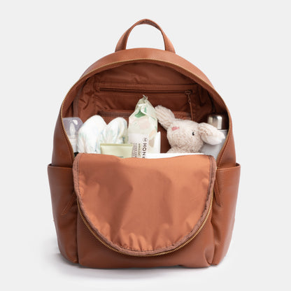 Freshly Picked Cognac Classic City Diaper Bag II