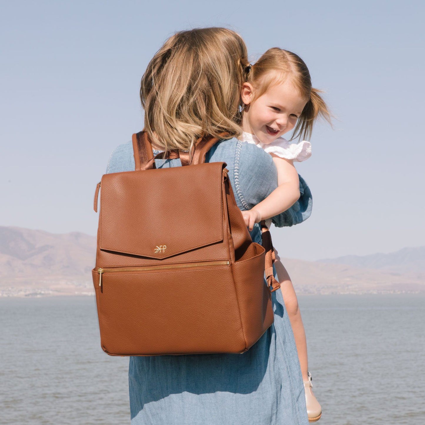 Freshly Picked Cognac Classic Diaper Bag II