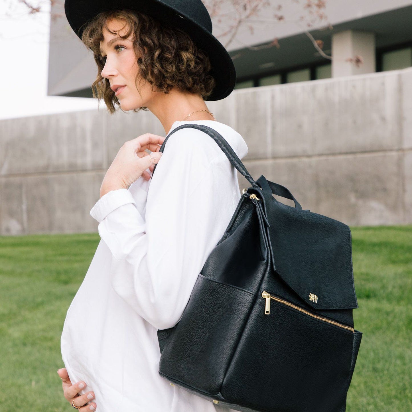 Freshly Picked Ebony Classic Diaper Bag II