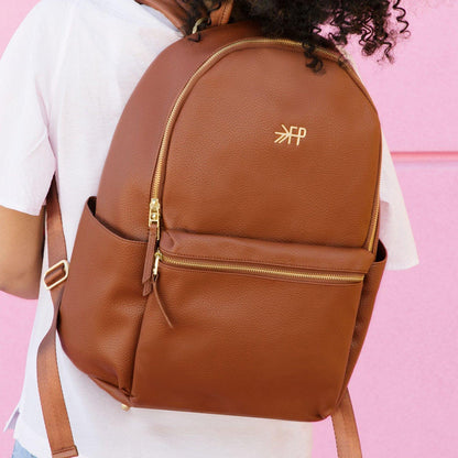 Freshly Picked Cognac Classic City Diaper Bag II