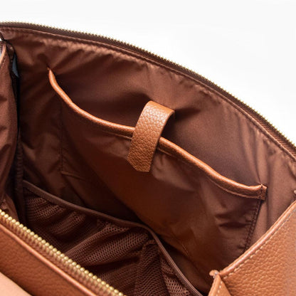 Freshly Picked Cognac Classic Diaper Bag II