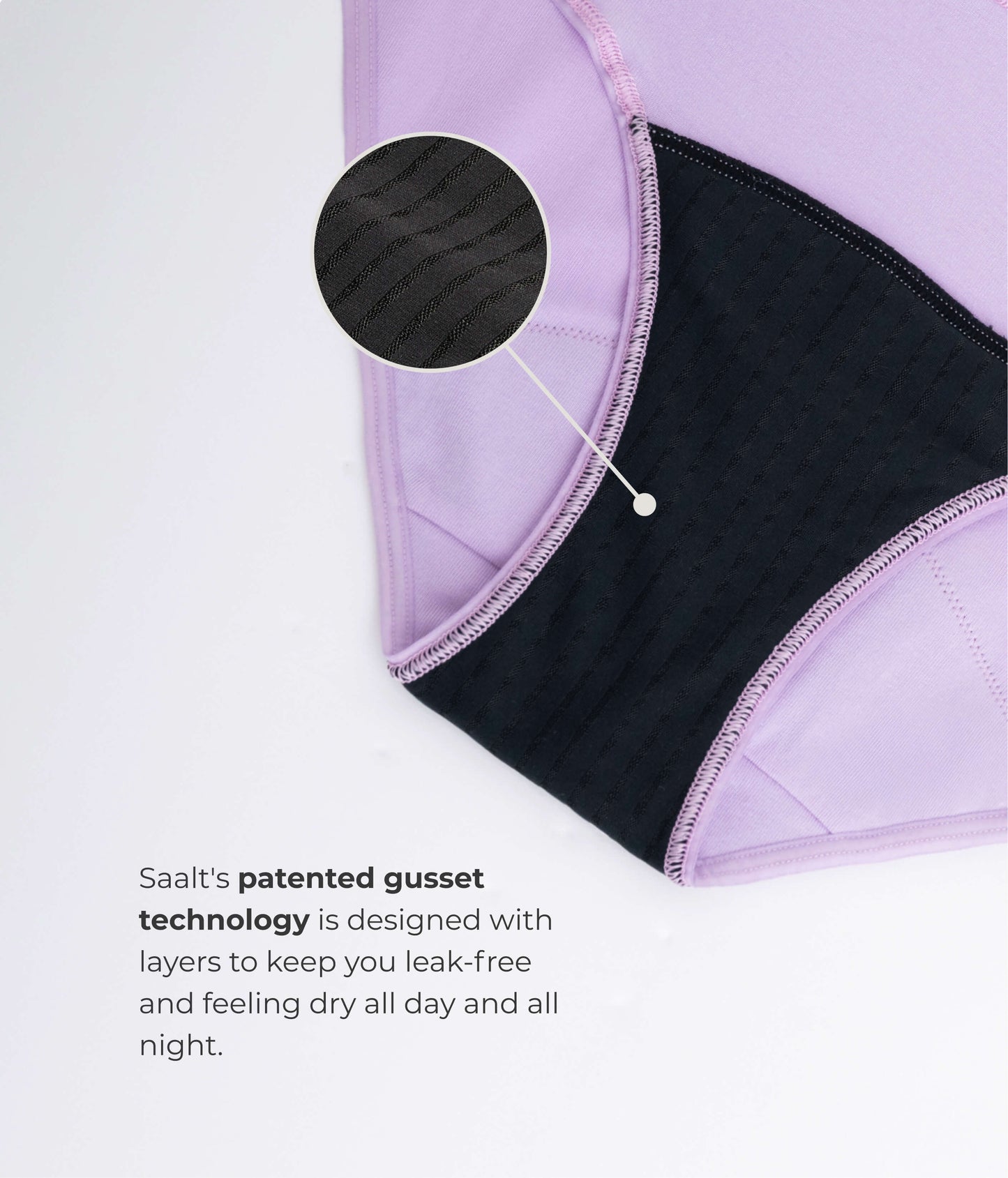 Saalt Leakproof Cotton Brief Period Underwear