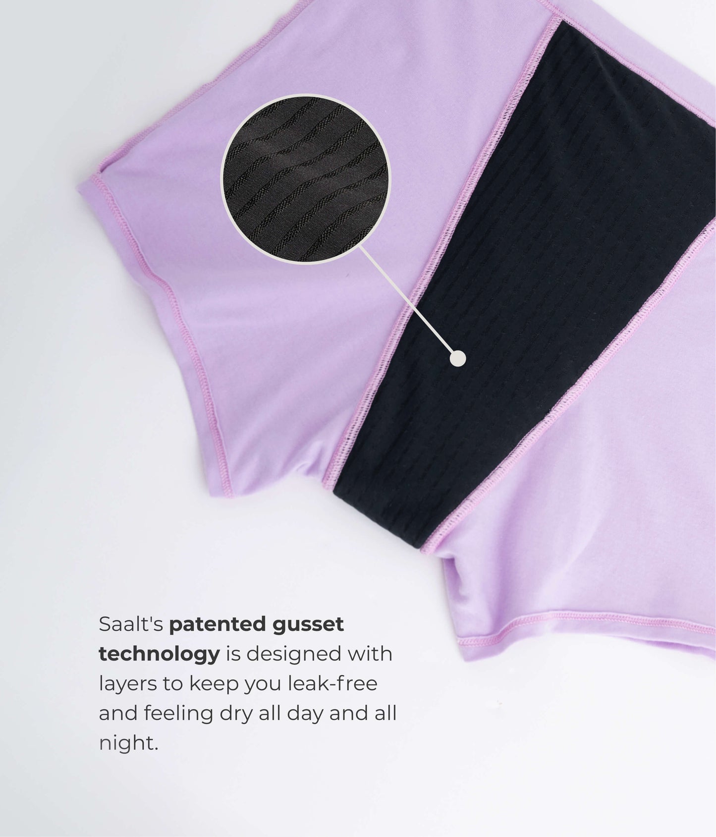 Saalt Leakproof Cotton Sleep Short