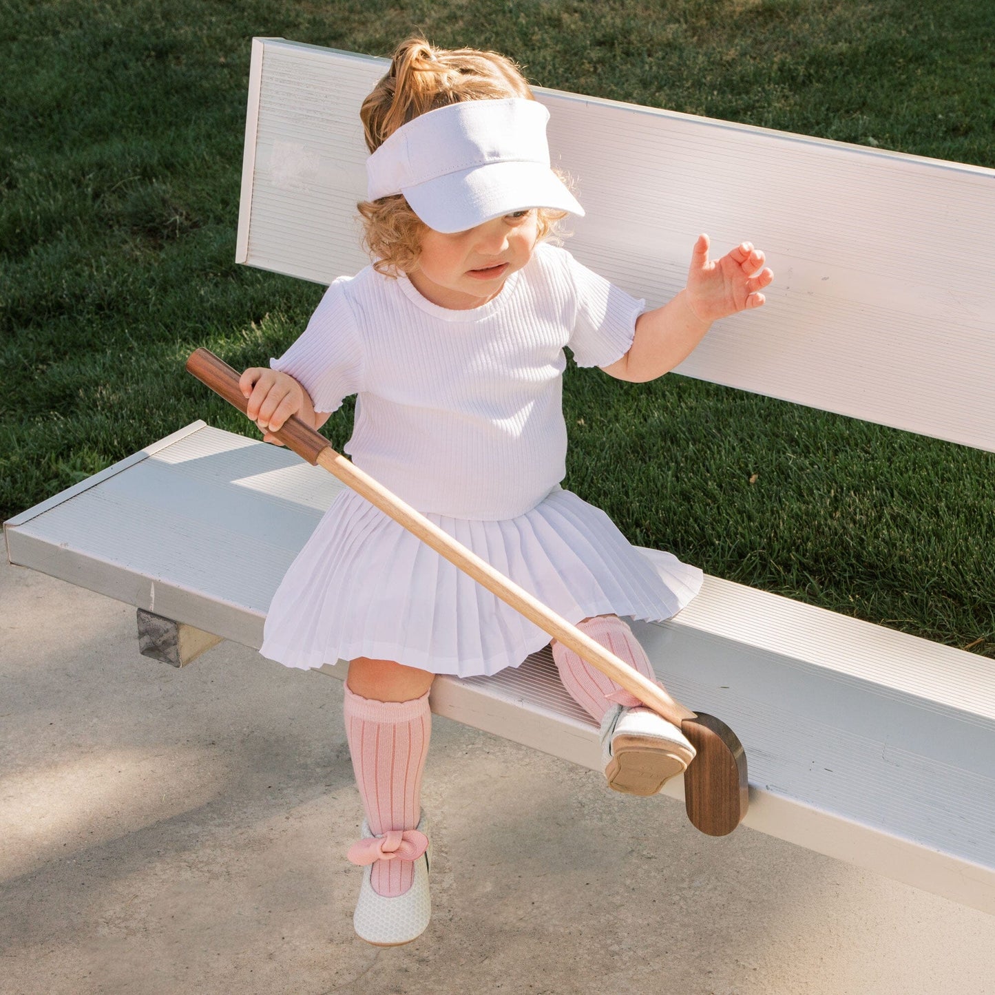 Freshly Picked Birdie Knotted Bow Baby Shoe