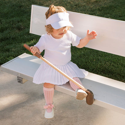 Freshly Picked Birdie Knotted Bow Baby Shoe