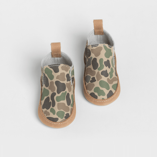Freshly Picked Duck Camo Slip On Baby Shoe
