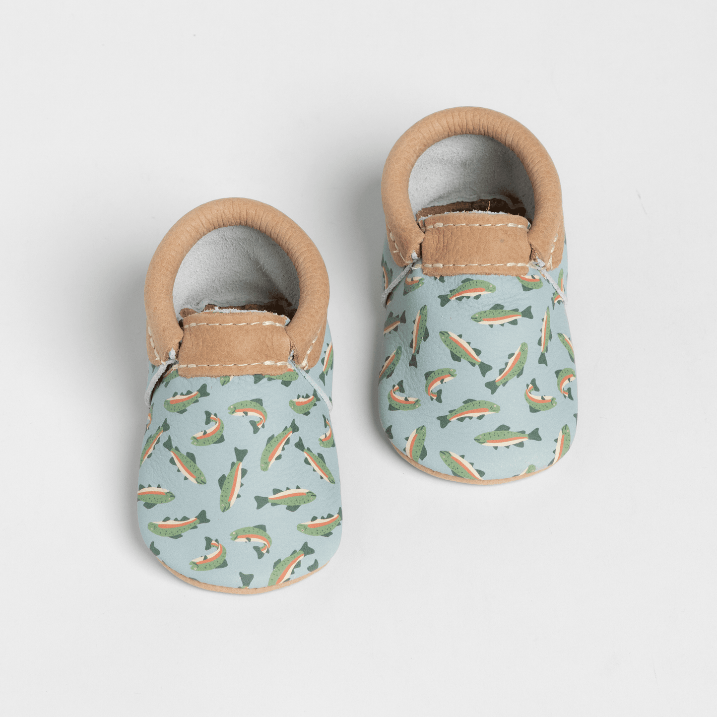 Freshly Picked Rainbow Trout City Baby Shoe