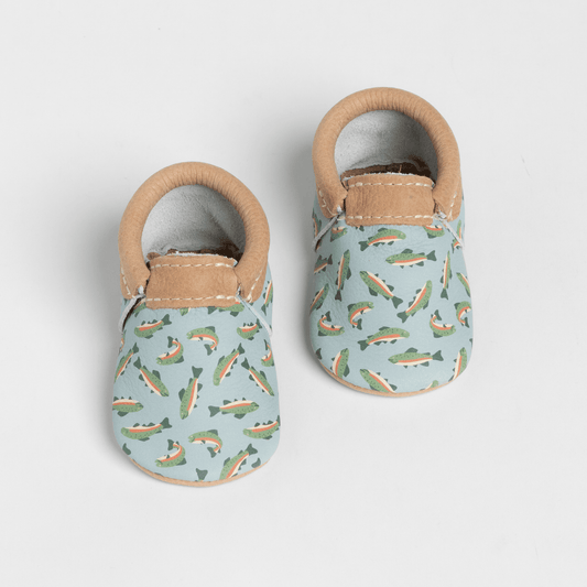 Freshly Picked Rainbow Trout City Baby Shoe