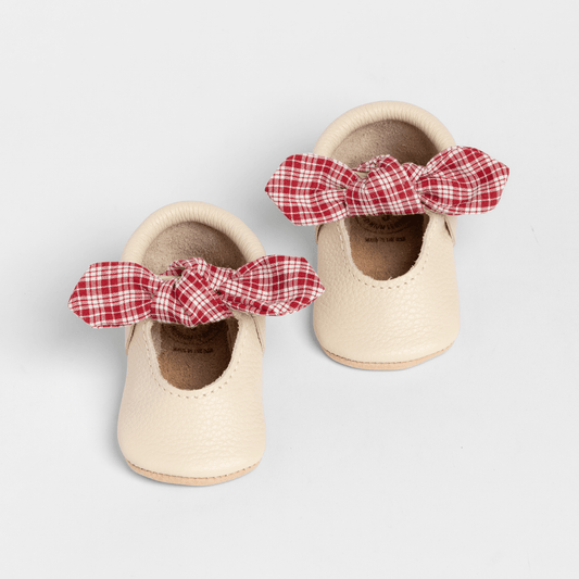 Freshly Picked Prairie Girl Knotted Bow Baby Shoe