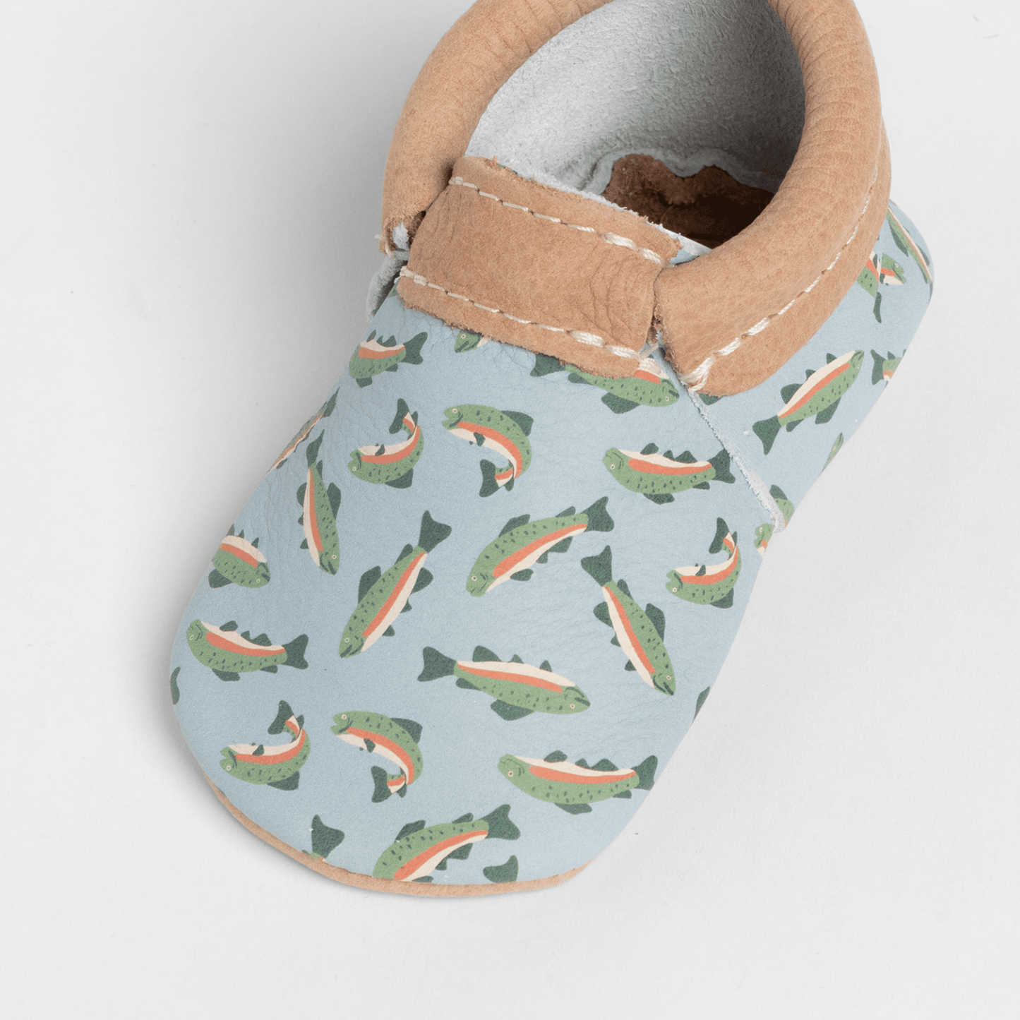 Freshly Picked Rainbow Trout City Baby Shoe