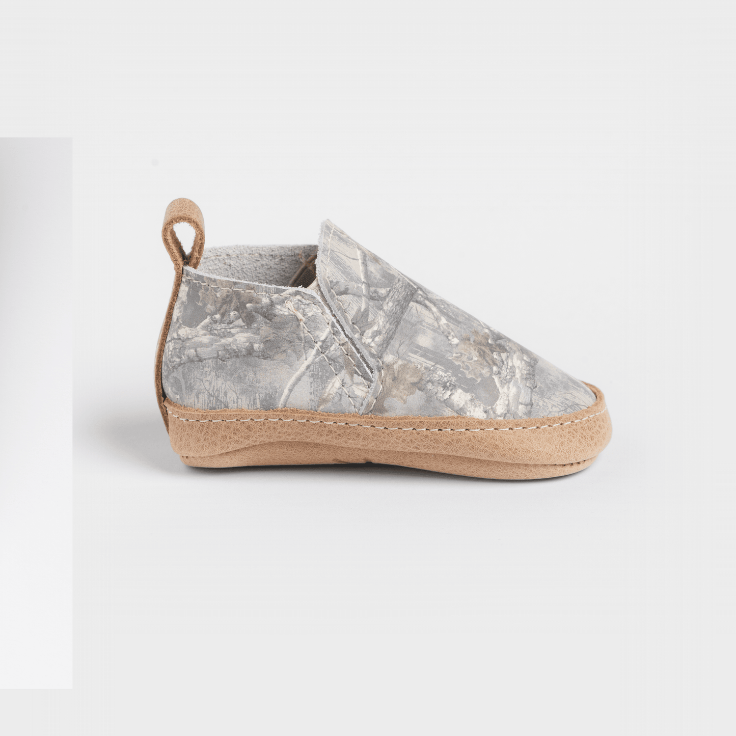 Freshly Picked Oak Tree Camo Slip On Baby Shoe