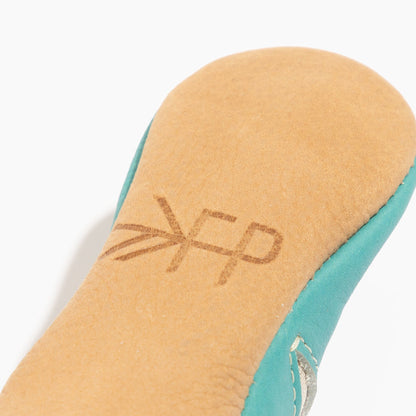 Freshly Picked Turquoise Cowboy Chelsea Boot Baby Shoe