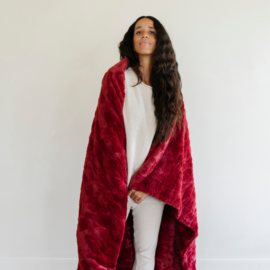 Saranoni Patterned Faux Fur XL Throw Blankets