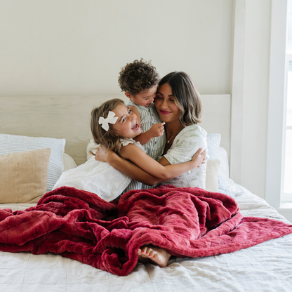 Saranoni Patterned Faux Fur XL Throw Blankets