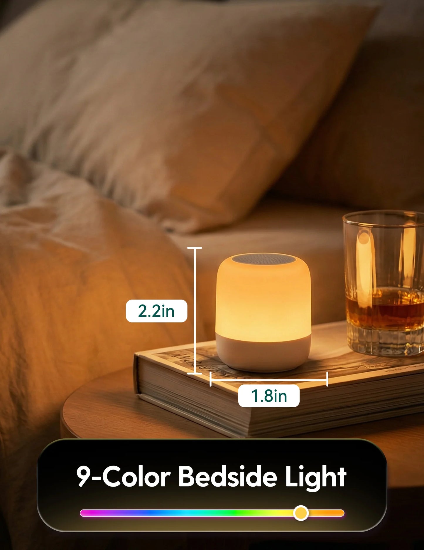 Babelio Pocket Glow White Noise Sound Machine | 20 Non-Looping Sounds
