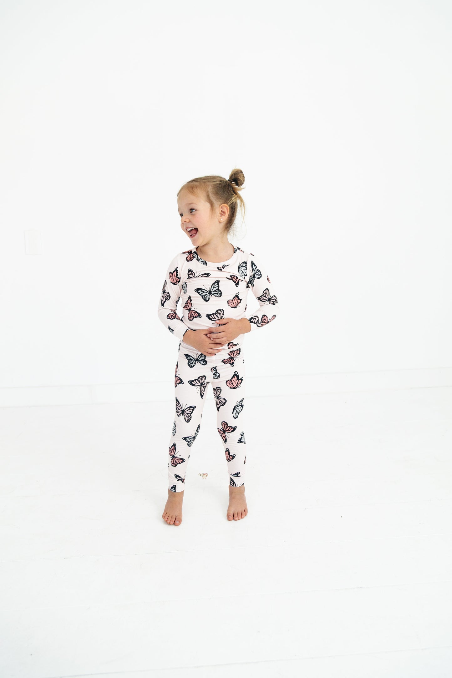 Sleepy Sage Co Butterfly Dreams Two Piece Pajama Set
