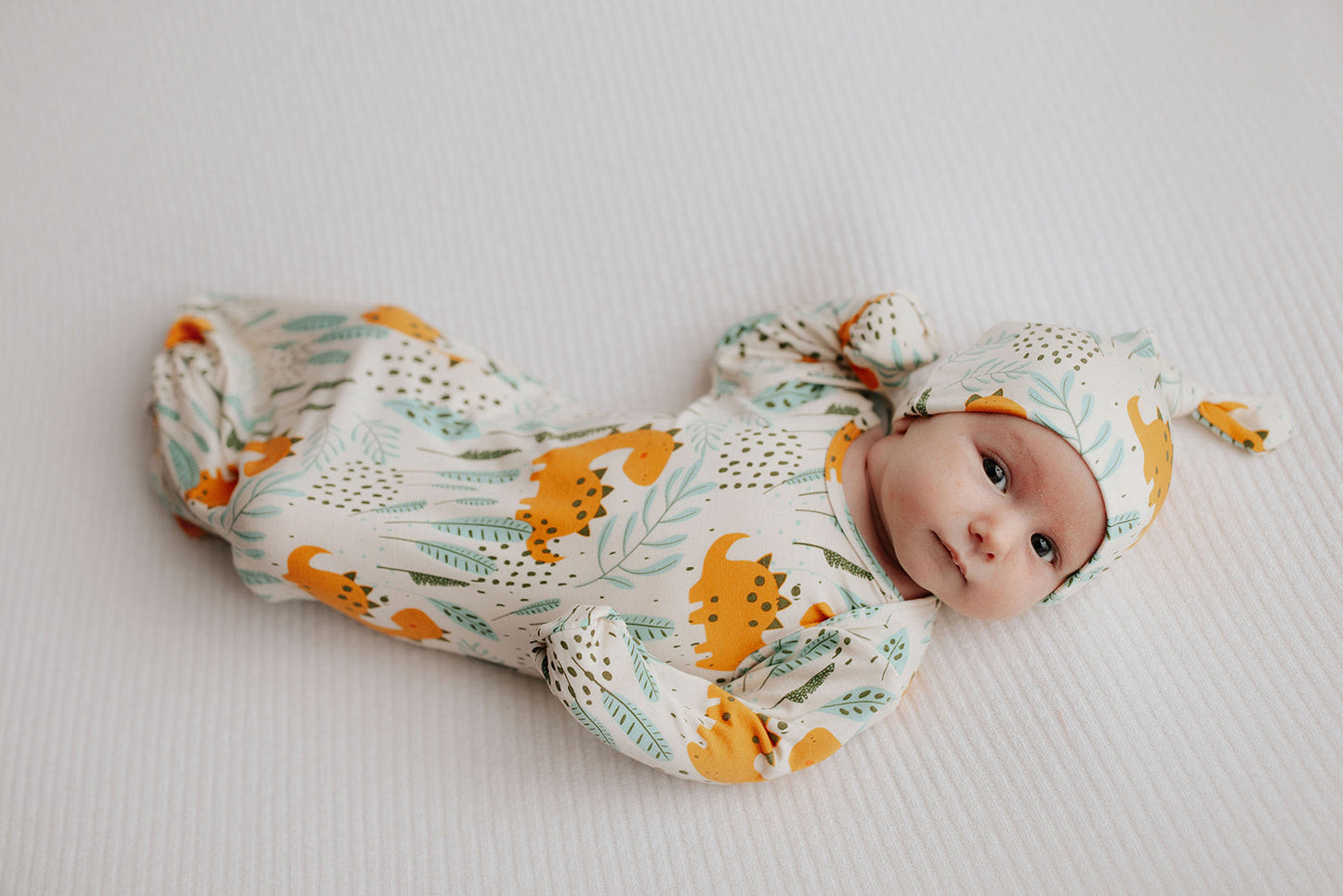 Three Little Tots Dinosaur Newborn Knotted Hat