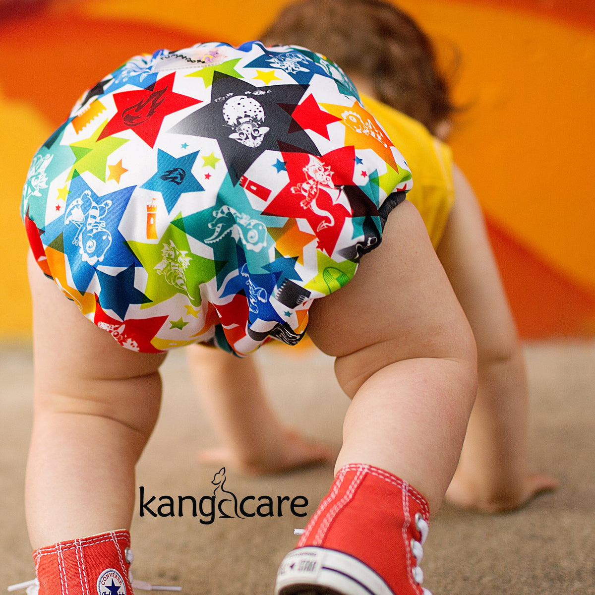 Kanga Care Rumparooz One Size Cloth Diaper Covers - Dragons Fly - Poppy