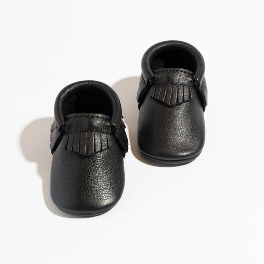 Freshly Picked Ebony Moccasin Baby Shoe