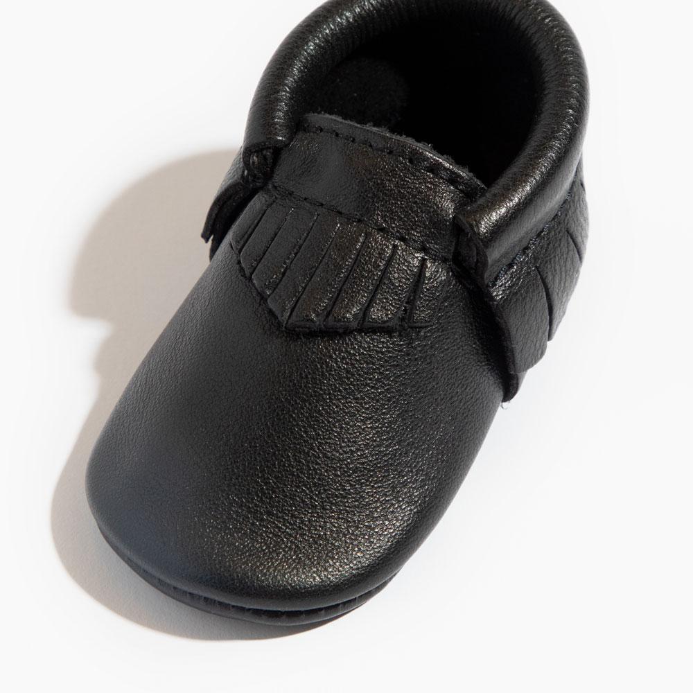 Freshly Picked Ebony Moccasin Baby Shoe