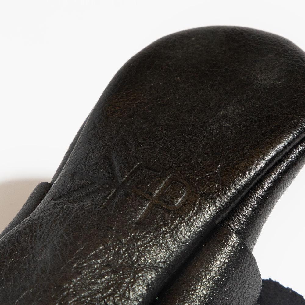Freshly Picked Ebony Knotted Bow Baby Shoe