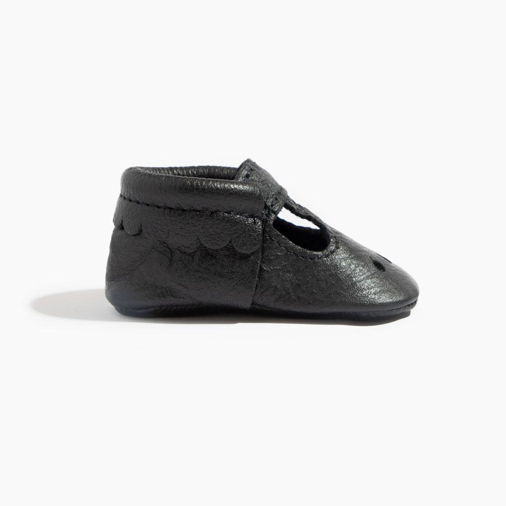 Freshly Picked Ebony Mary Jane Baby Shoe