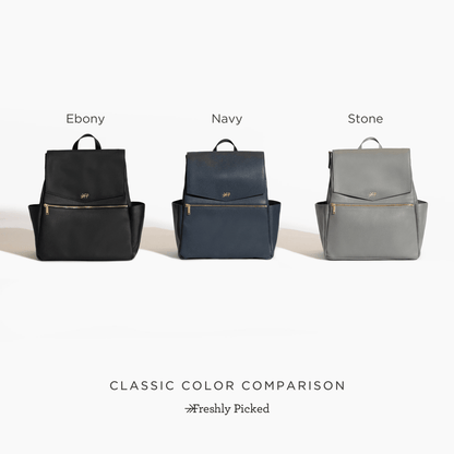 Freshly Picked Ebony Classic Diaper Bag II