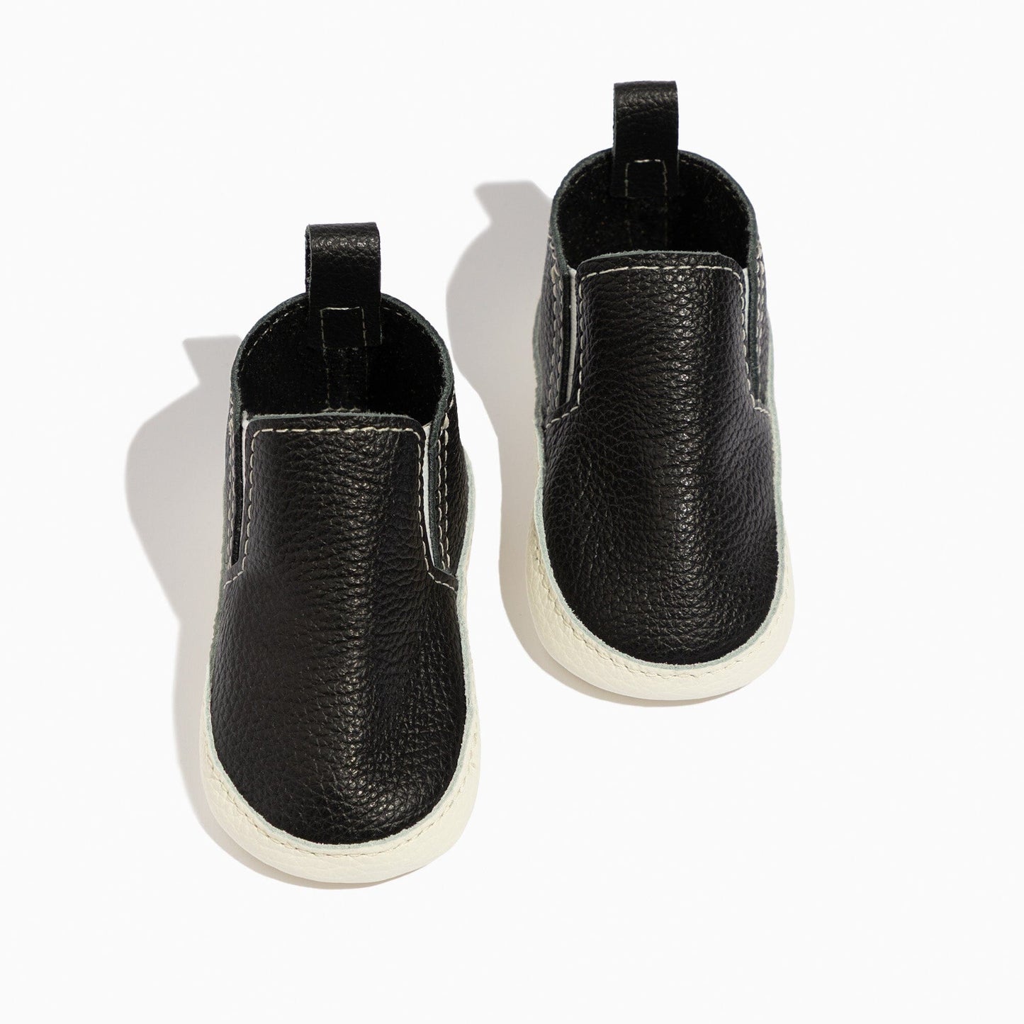 Freshly Picked Ebony Slip On Baby Shoe
