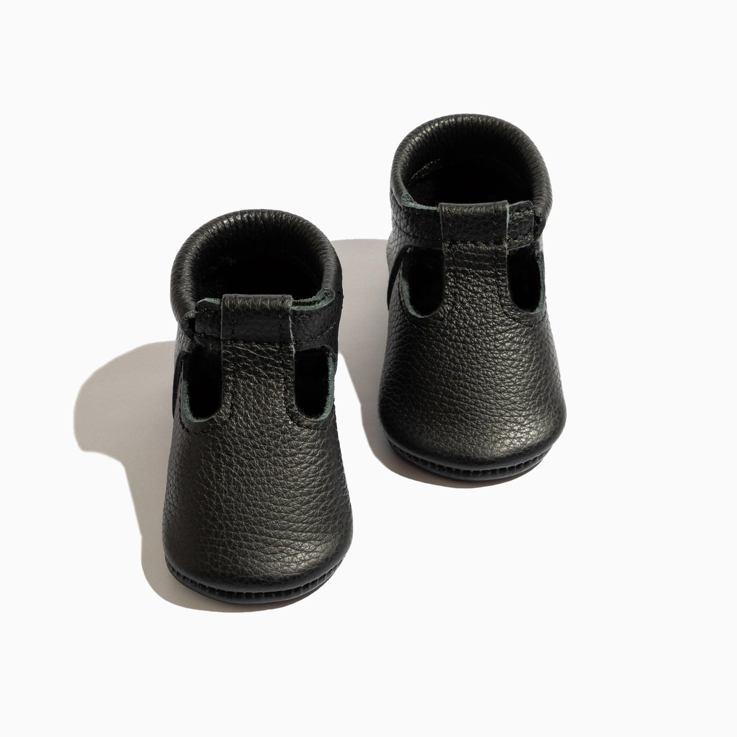 Freshly Picked Ebony T-Bar Baby Shoe