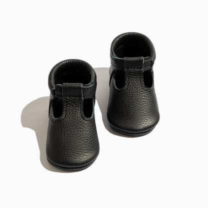 Freshly Picked Ebony T-Bar Baby Shoe