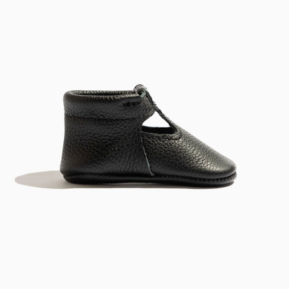 Freshly Picked Ebony T-Bar Baby Shoe
