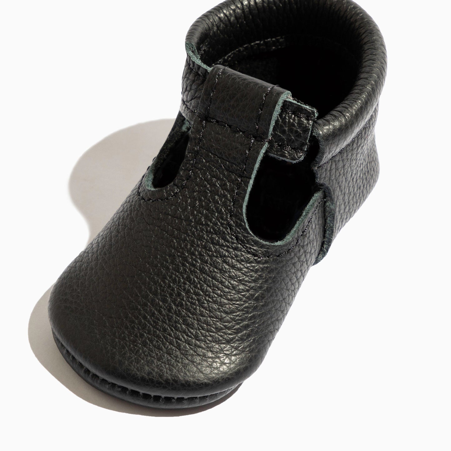 Freshly Picked Ebony T-Bar Baby Shoe