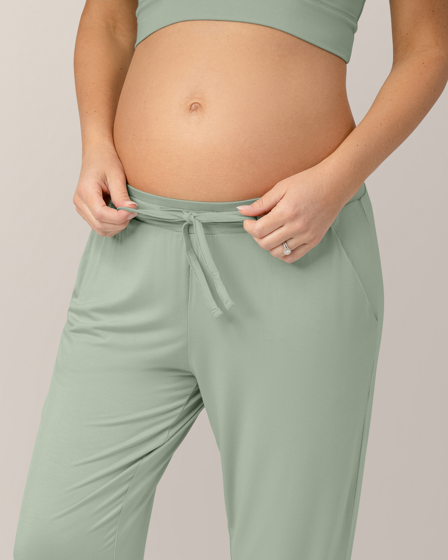 Kindred Bravely Everyday Lounge Jogger Aqua Mist - Soft Maternity & Postpartum Pants