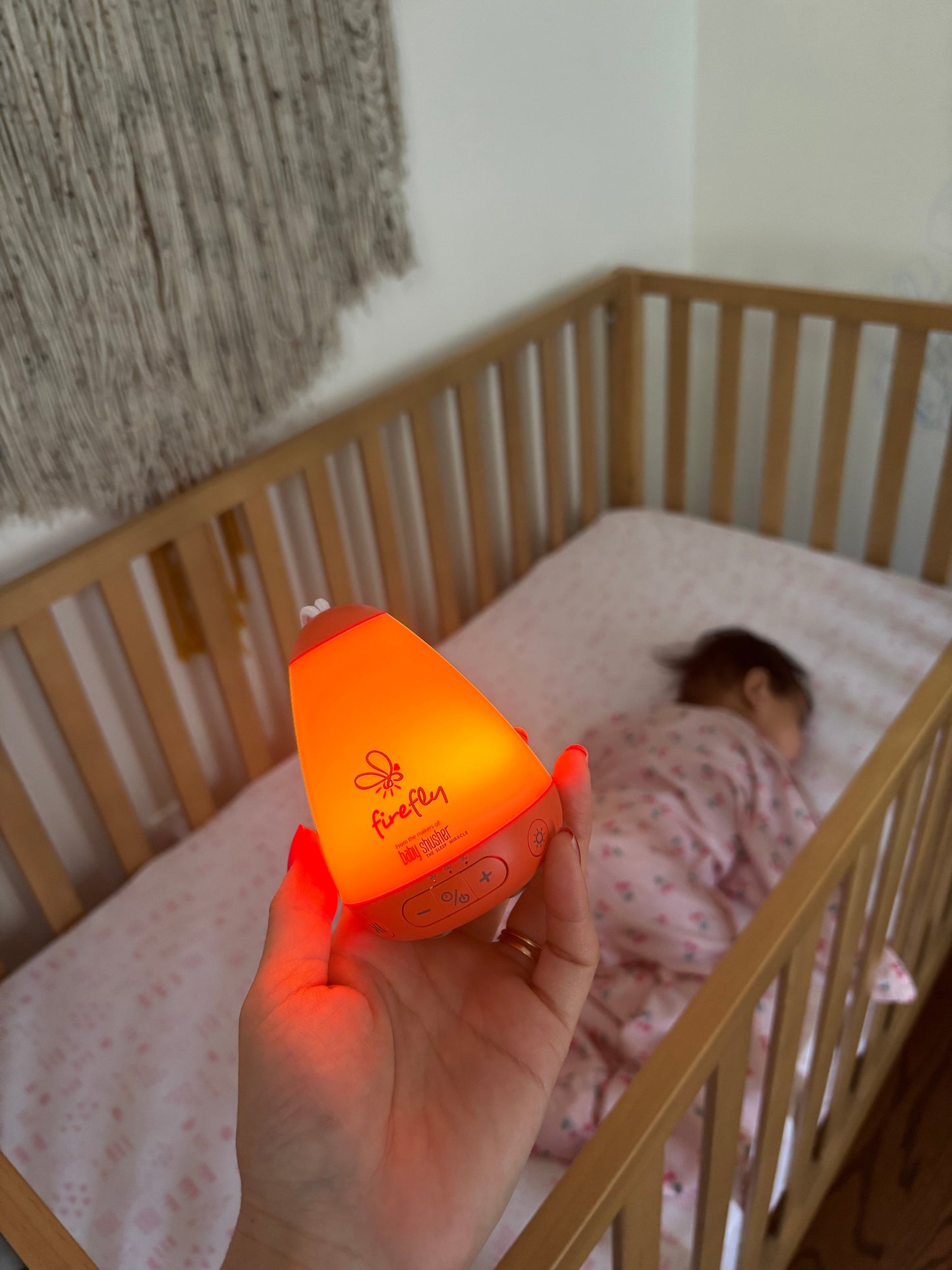 Baby Shusher Firefly – Portable Sound Machine & Night Light