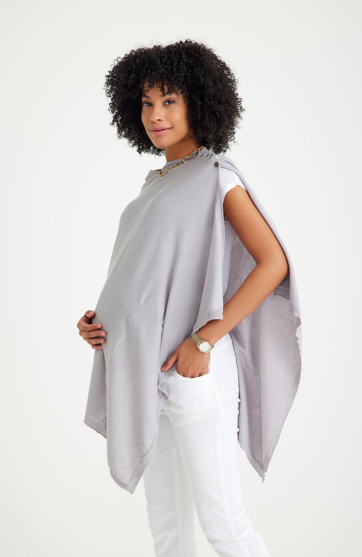 Accouchée 4-in-1 Multipurpose Knitwear Maternity/Nursing Shawl