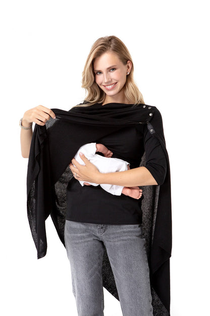 Accouchée 4-in-1 Multipurpose Knitwear Maternity/Nursing Shawl