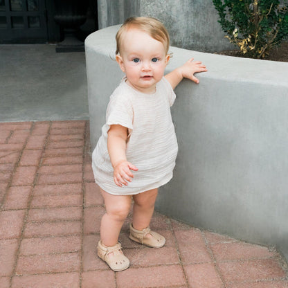 Freshly Picked Weathered Brown Mary Jane Baby Shoe