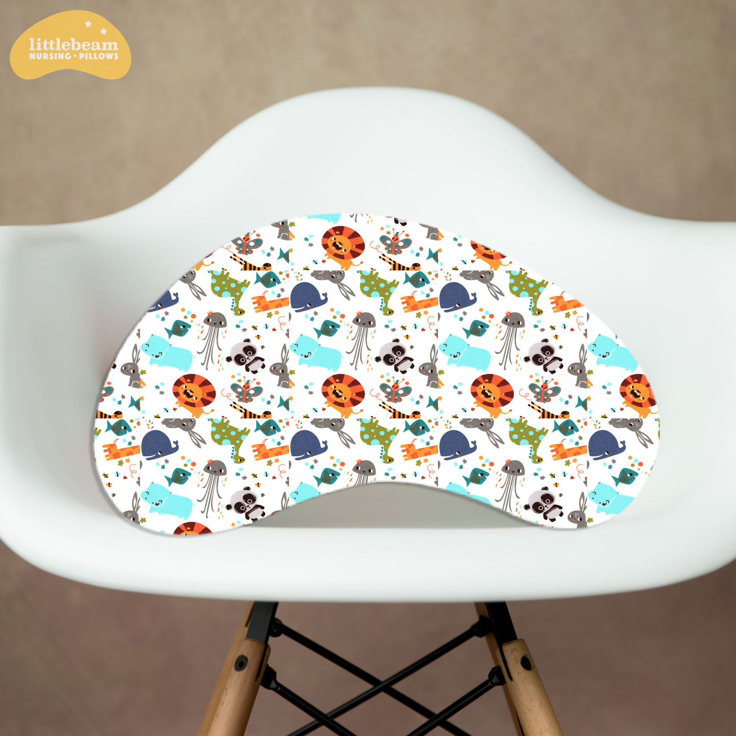 LittleBeam Nursing Pillow - Portable Memory Foam Breastfeeding Support & Comfort