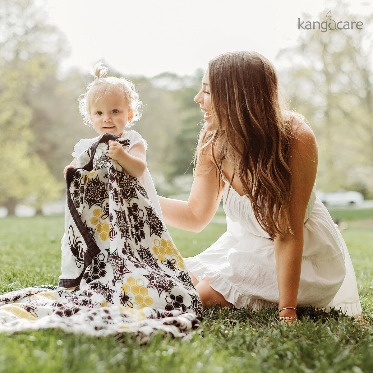 Kanga Care Bamboo Muslin Blanket - Forever: Unity (Reversible)