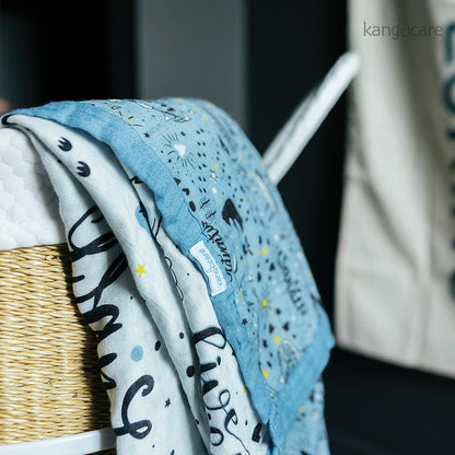 Kanga Care Bamboo Muslin Blanket - Baby: Wander (Reversible)