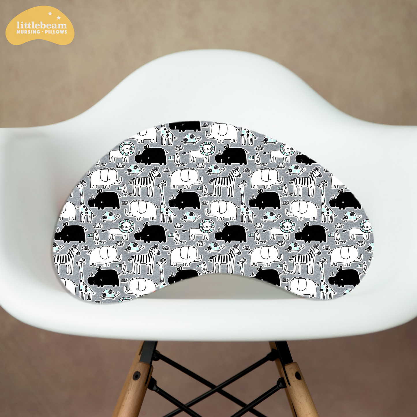 LittleBeam Nursing Pillow - Portable Memory Foam Breastfeeding Support & Comfort