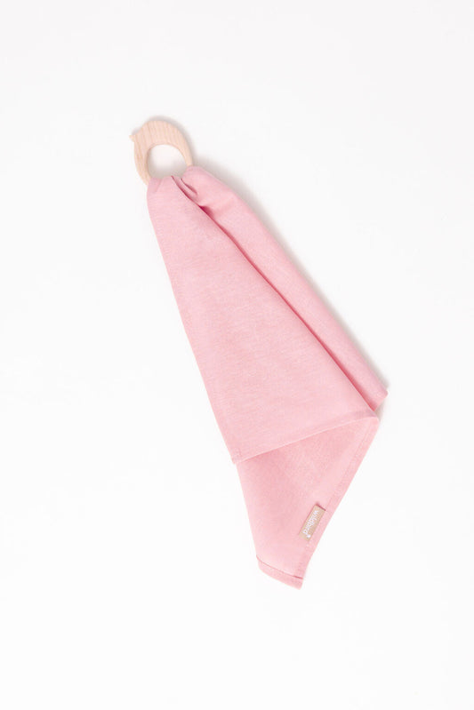 Wildbird Galah Linen + Maple Ring Teether
