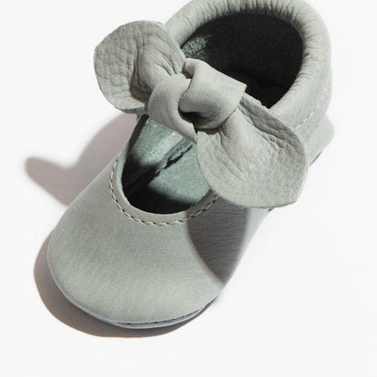 Freshly Picked Greatest Snow on Earth Knotted Bow Baby Shoe