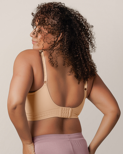 Kindred Bravely Sublime Hands-Free Pumping & Nursing Bra Beige