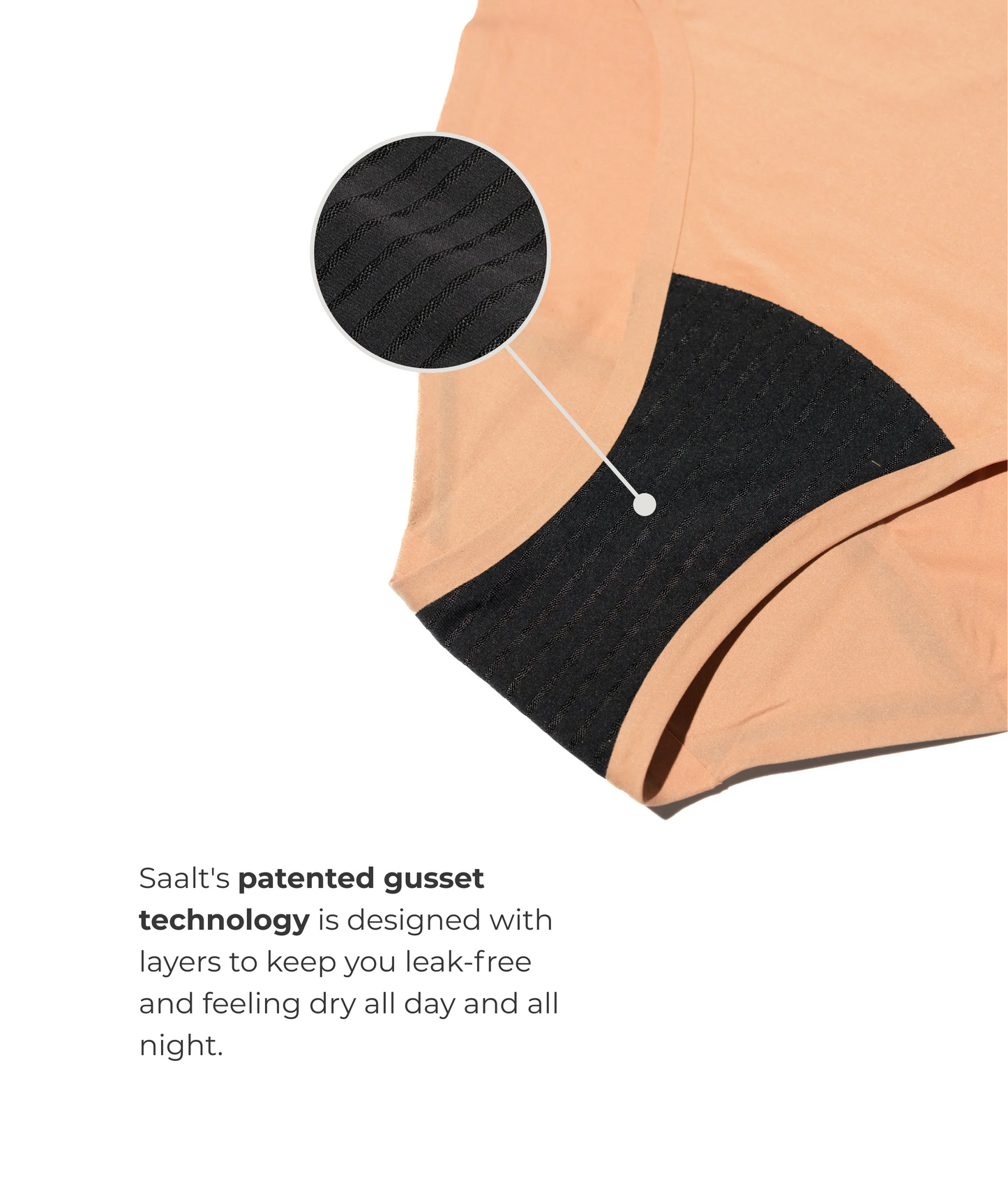 Saalt Leakproof Seamless High Waist Period Underwear