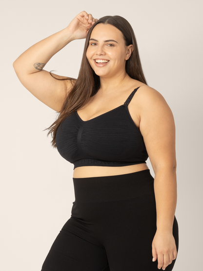 Kindred Bravely Sublime Hands-Free Pumping & Nursing Bra Black