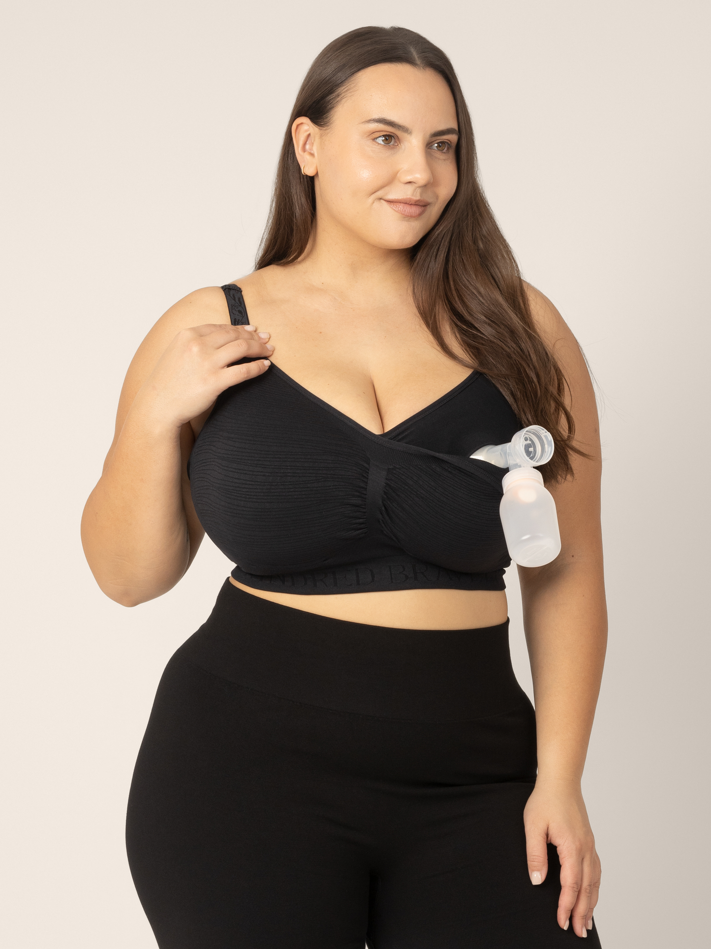 Kindred Bravely Sublime Hands-Free Pumping & Nursing Bra Black